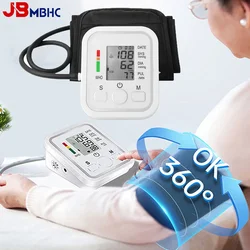 Medical Digital Arm Wrist BP Blood Pressure Monitor Tensiometer Tonometer Automatic Sphygmomanometer Heart Rate Pulse Meter