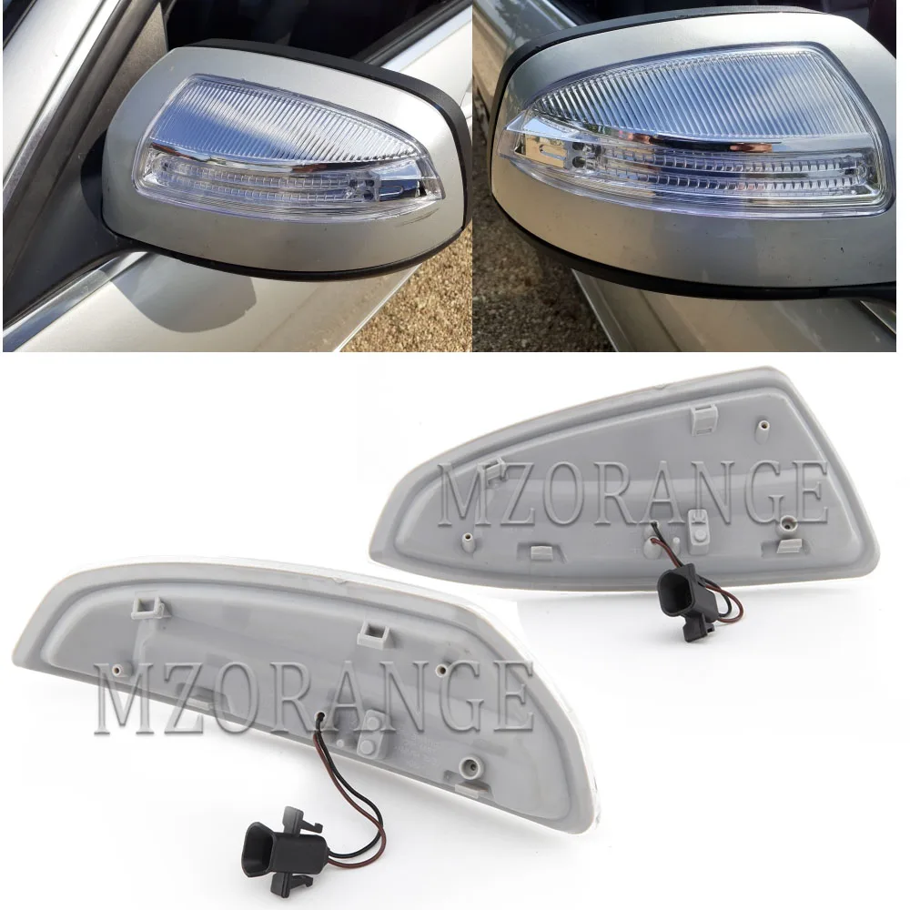 Door Wing Rear View Mirror Lamp LED Side Mirror Turn Signal Light For Mercedes-Benz W204 W164 ML300 ML500 ML550 ML320