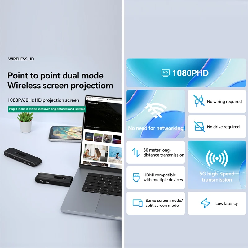 Mirroring Receiver wireless receiver transmitter Wireless Same Screen Device MiraScreen Miracast Airplay Wifi Display Receiver