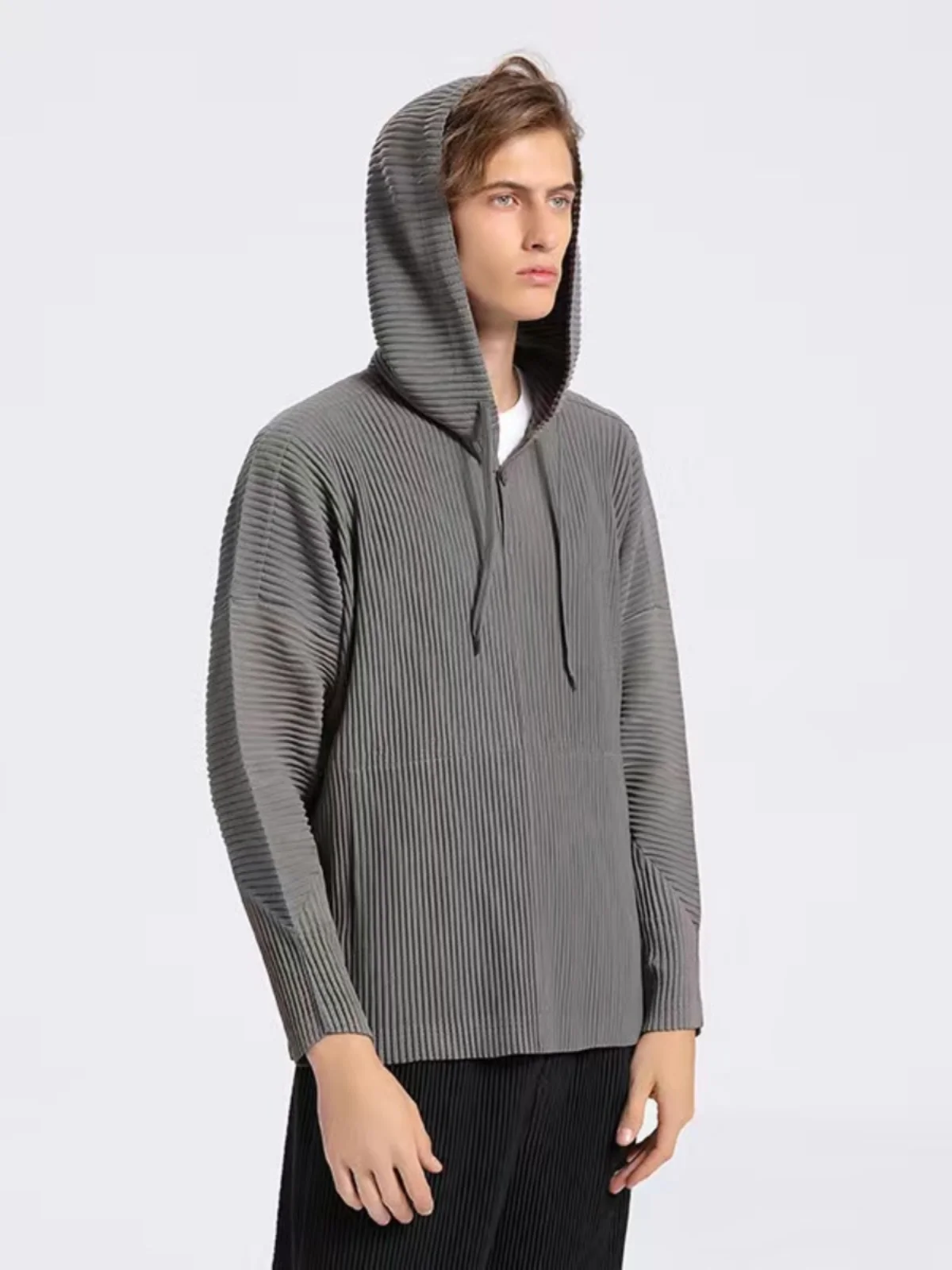 

Loose Men's Hoodie Sweatirt Autumn Winter Outerwear Breathable Dstring Casual Polyester Fiber Anti-soiling Long Sve
