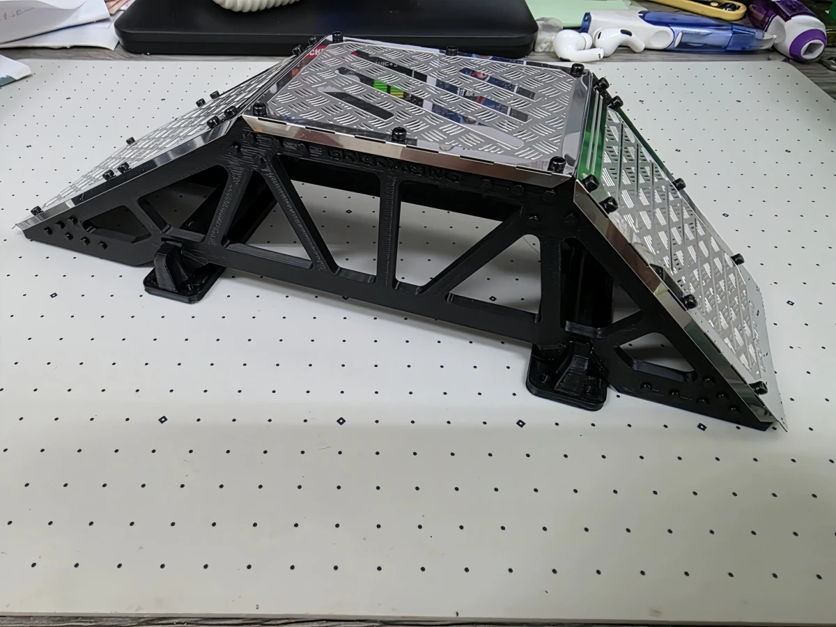 1/10 1/8 RC Climbing Car Single Side Bridge Kit Simulation Off Road Track Obstacle DIY Scene Racing Terrain Accessory