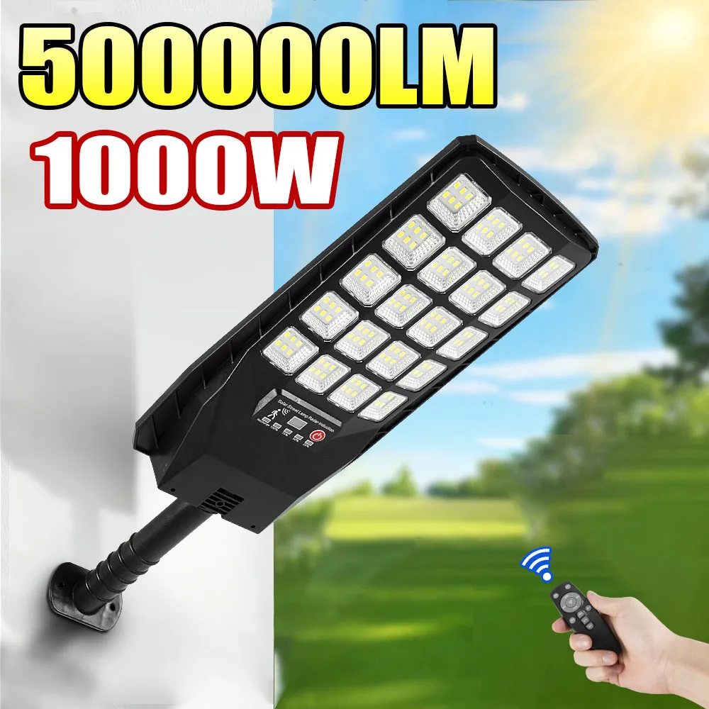 500000lm-1000-ワット-800-ワット-50-ワットソーラー-led-ライト屋外強力な屋外モーションセンサーソーラーランプガーデンストリートウォールランプ