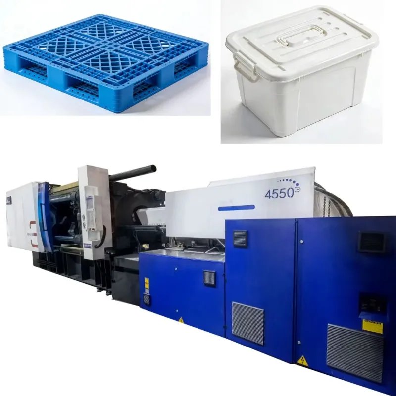 High Precision 600 Ton Heavy Duty Plastic Crate Injection Molding Machine High Cost Performance for Factory Custom