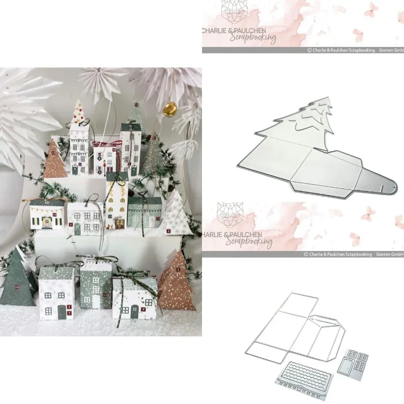 A Banner Strung with Stars Metal Cutting Dies Scrapbook Diary Decoration Stencil Embossing Template DIY Greeting Card Handmade