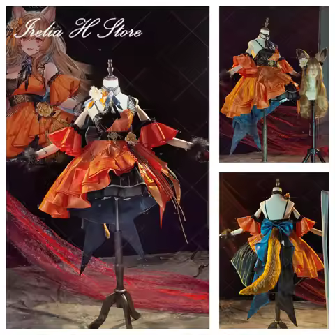 Irelia H Store Arknights CEOBE Cosplay Costume for women hallowee Game fantasy village Ceobe Dress Halloween Costumes Female