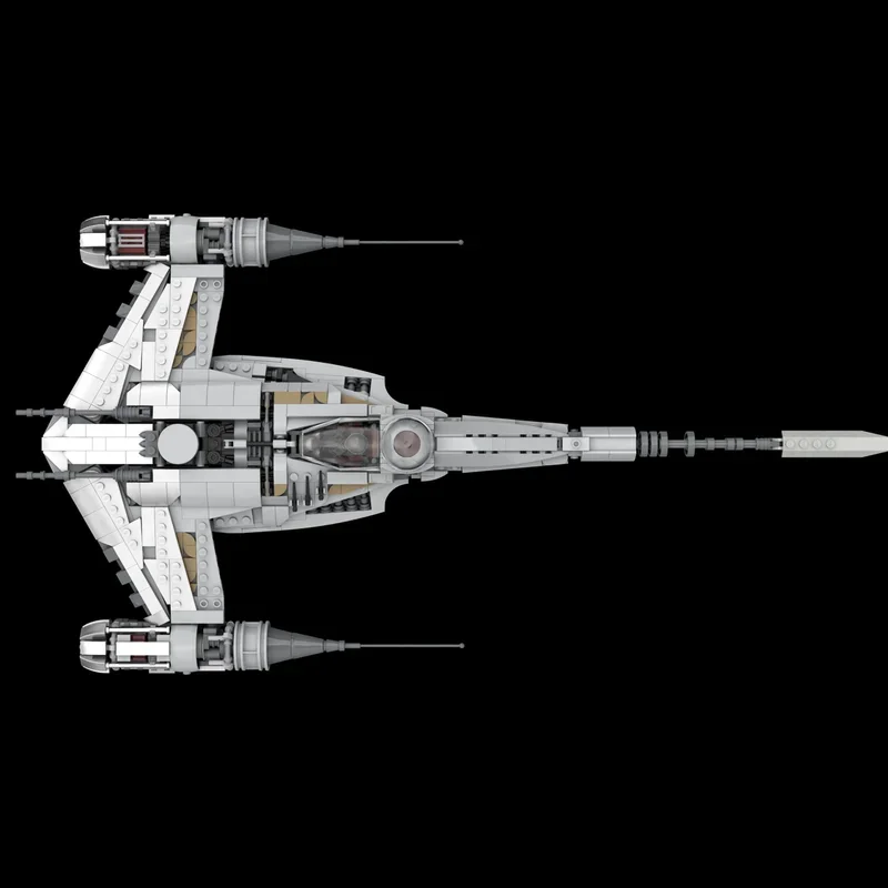 Nuevo MOC1022PCS película famosa (batalla de estrellas) UCS Mandalorian N1 Starfighter juguetes educativos regalo para niños serie militar de Navidad