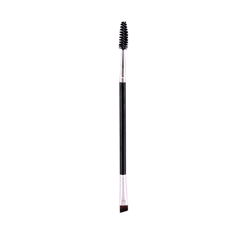 Double-ended Eyebrow Eyeliner Brush for Women Makeup Tools Eyelashes Brush Lash Curl Spiral Brush Angled Brow Powder Brushes