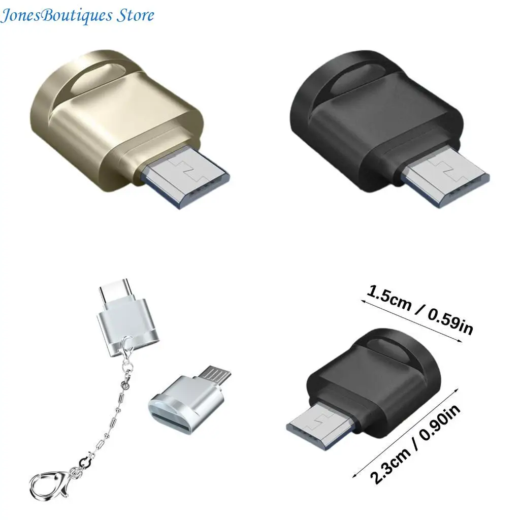 

Mini USB TF Card Reader for PC Memory Card Mini USB Adapter TF Card Reader W8KE