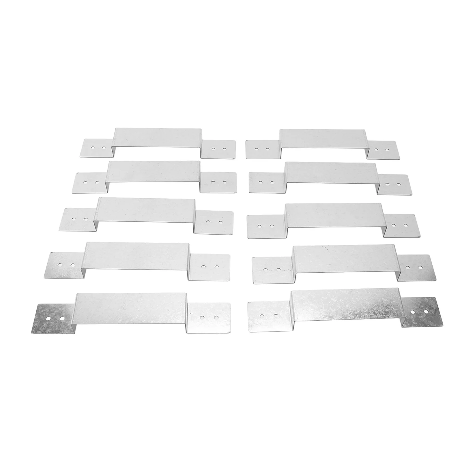 

10Pcs Fence Post Security Brackets Anti Rattling Coating Galvanized Fence Posts Stabilizer Bracket For 100mm Concrete Fences