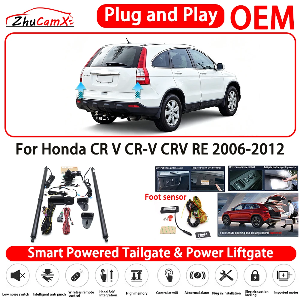 for Honda CR V CR-V CRV RE 2006-2012 OEM Smart Powered Tailgate Power Liftgate Automatic Rear Trunk Tailgate Actuator System