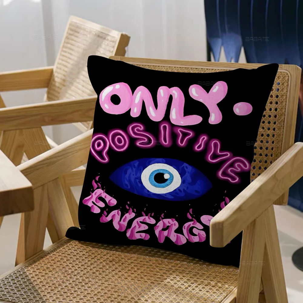 Evil Eye Abstract Art Cushion Cover Pillowcase Upholstery Sofa Throw Pillow Home Decor Pillowcas