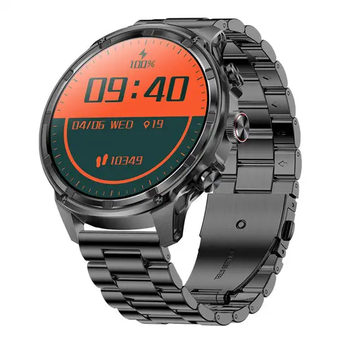 Smart Watch Schermo grande da 1,85 pollici da uomo Sport all'aria aperta V99 Torcia a LED Chiamate Bluetooth Batteria da 710 mAh Smartwatch