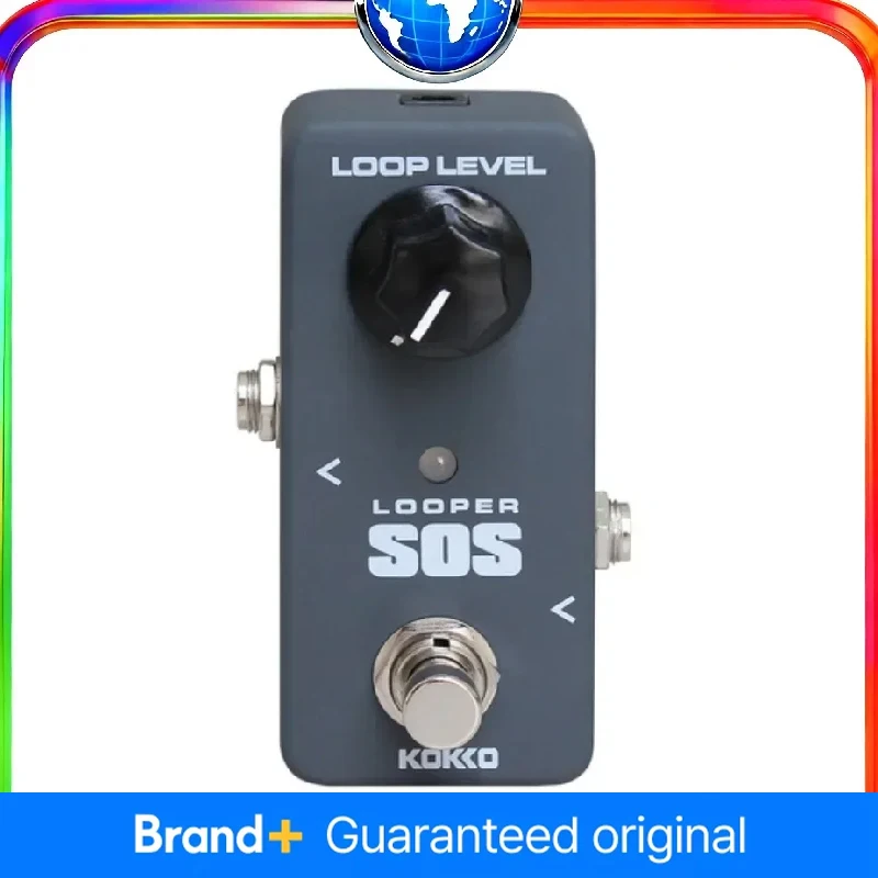 

Kokko FLP-2 Looper Мини-электрогитара Педаль эффектов SOS Запись True Bypass Монолитическое гитаристское оборудование