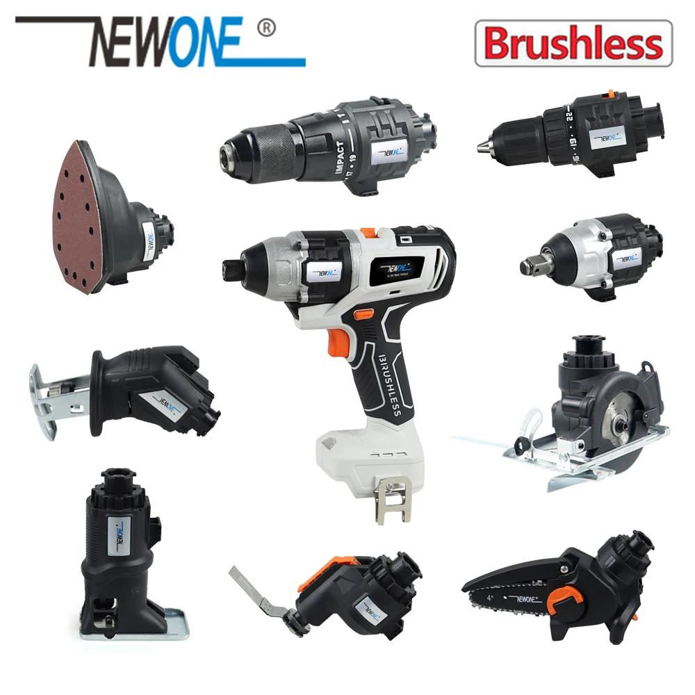 Compatible MAKITA 18V Brushless Impact screwdriver & drill reciprocating/jig/circular saw chainsaw oscillating tool Combo kit