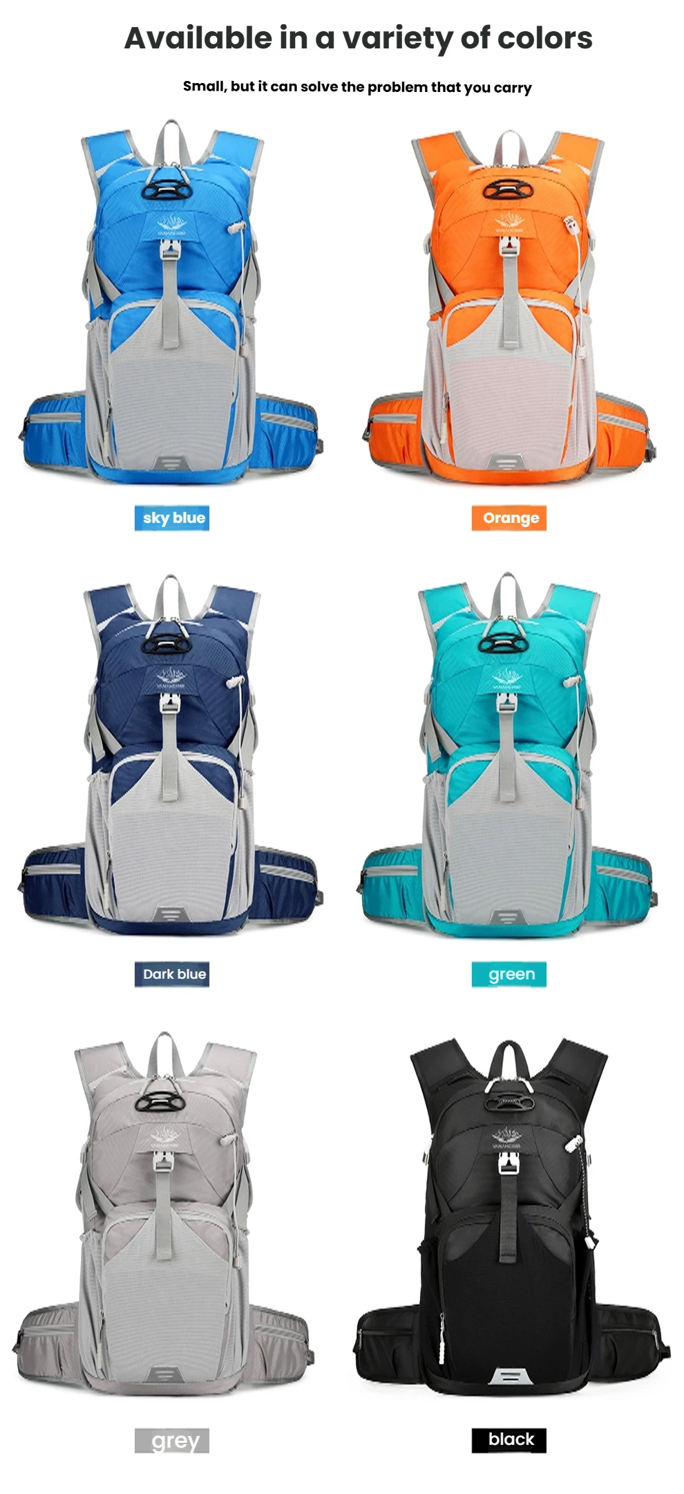 20L Fahrrad Radfahren Rucksack Outdoor Sport Reisen Trekking Wandern Rucksack Wasser Tasche Rucksack Blase Pack Trink Rucksack