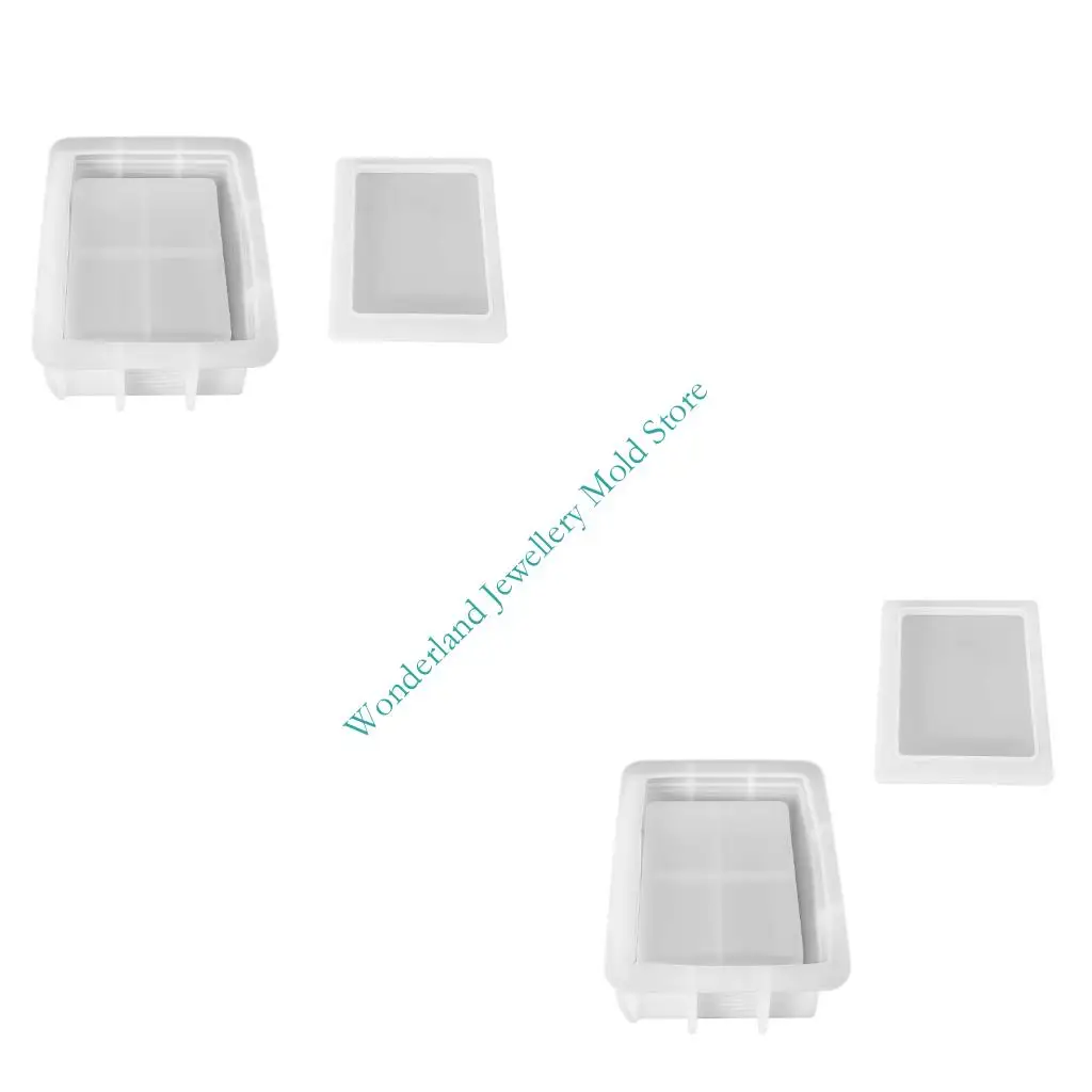 

H7EB Термостойкая форма в форме книги для поделок из смолы и проектов-органайзеров своими руками