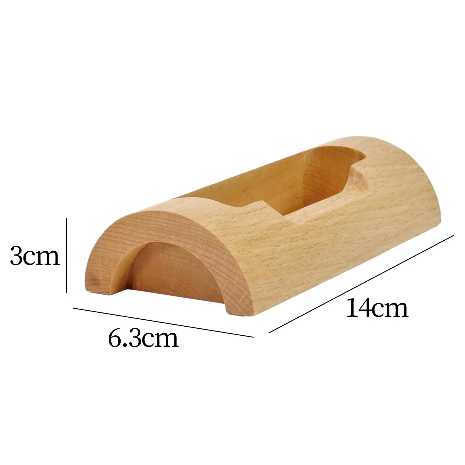 Desk Business Card Holder Storage Rack Wooden Business Card Display Holder Stand for Reception Conference Exhibition