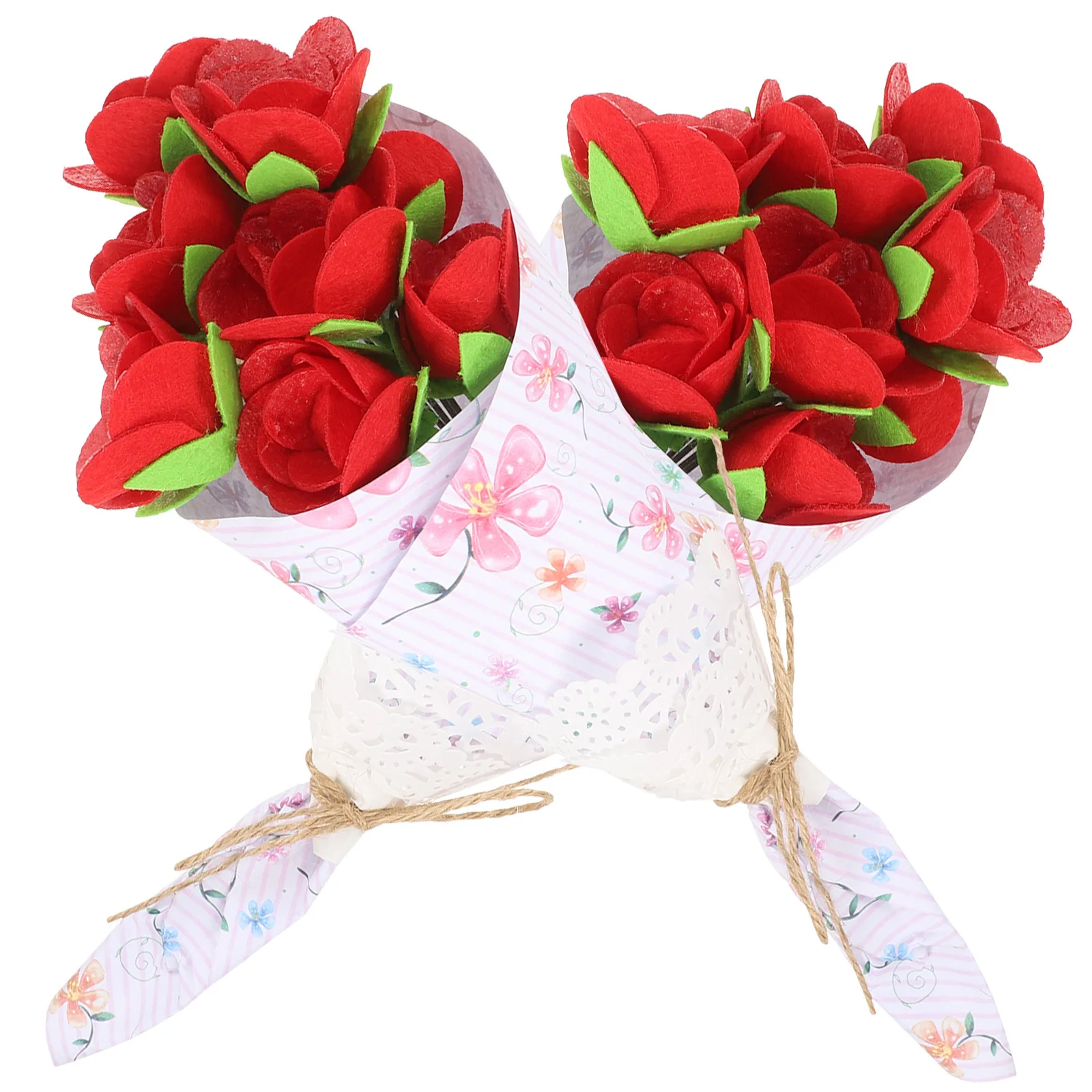 

2Sets Kids DIY Bouquet Material Unique Flower Craft Supply Improve Thinking Ability Hand Flexibility Manual Creative Kit