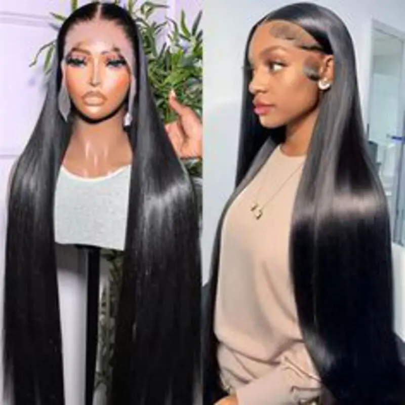 200% 13x6 Lace Front Human Hair Brazilian Remy Human Hair Wig - 13x4 Straight Lace Front Wig for Women - Natural Look and Feel