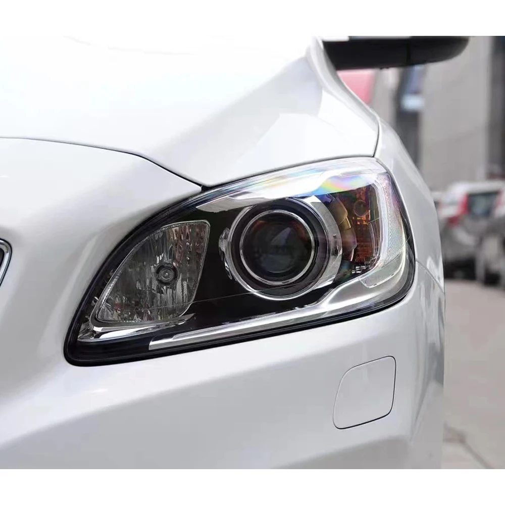 Imagen 7: Lente de faro delantero de coche, cubierta de cristal transparente para Volvo S60 V60 2014-2019