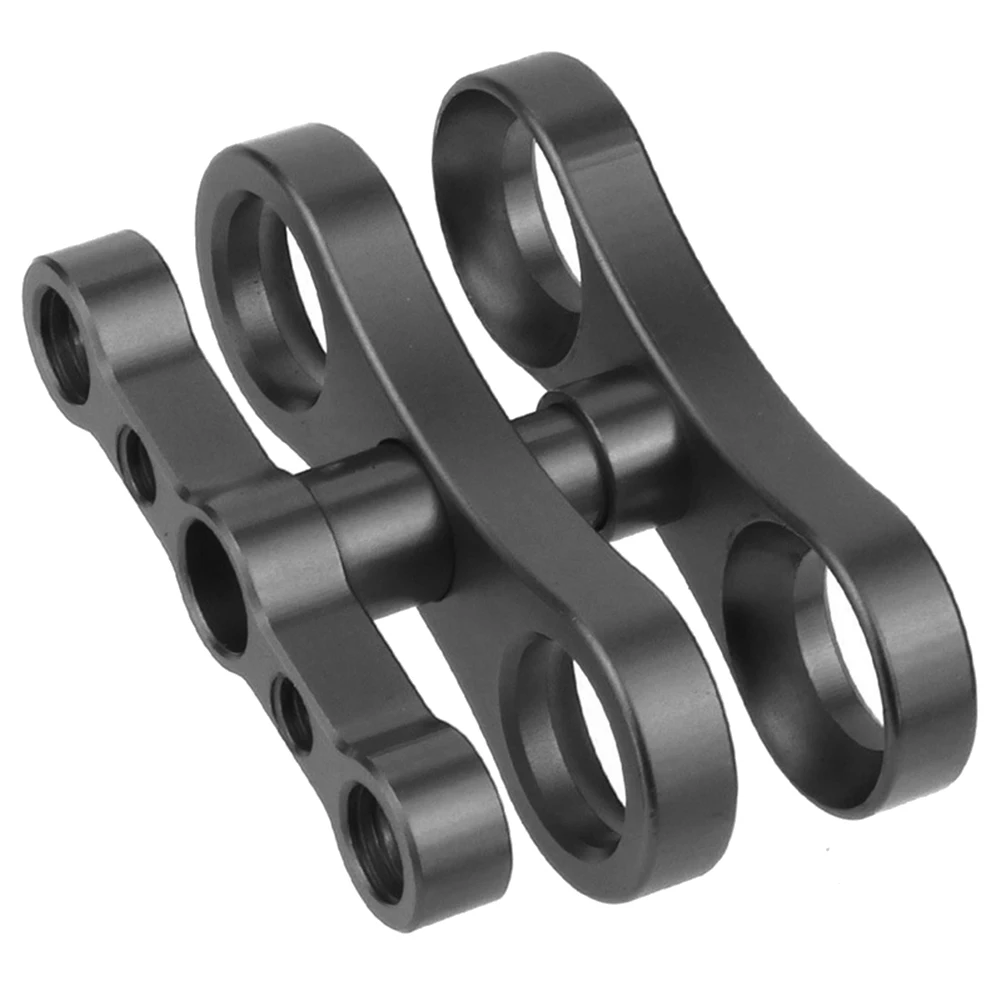 A56XQ ขาตั้งกล้องผีเสื้อคลิป CLAMP 1 นิ้ว Ball Joint ARM 1/4 3/8 Mount สําหรับกล้อง GoPro ใต้น้ําดําน้ําไฟไฟฉาย