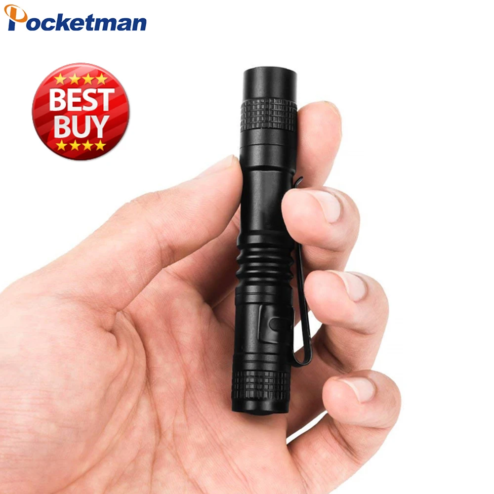 

Mini Flashlight Pocket Emergency Light Portable Aluminum Alloy Tactical Flashlights Waterproof Torch Pen Light Outdoor Lighting