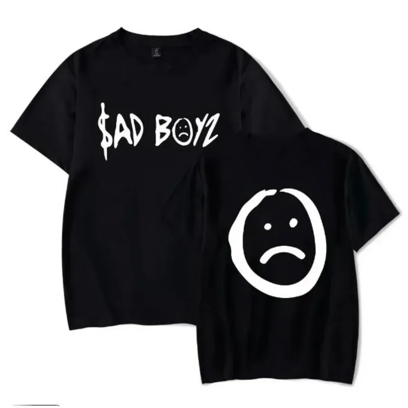 Rapper Junior H Sad Boyz T Shirt Women Men Summer Fashion O-neck Short Sleeve Funny Tshirt Sadboyz Graphic Tees Streetwear