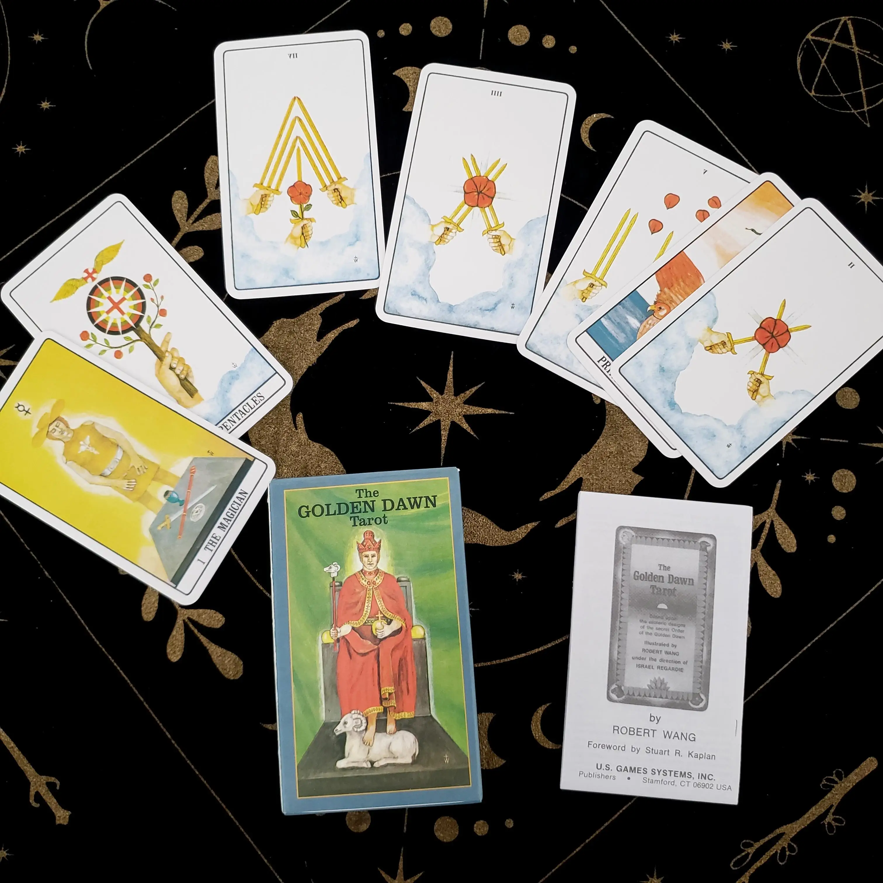 The Golden Dawn Tarot Divination Deck Oracle Family Party Playing Cards Board Game