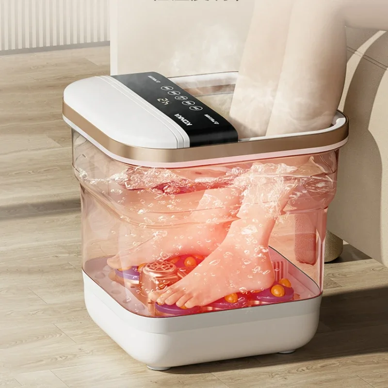 

Folding Footbath Machine Electric Foot Bath Tub Automatic Massage Home Use Heated Foot Soaking Tub Constant Temperature Control