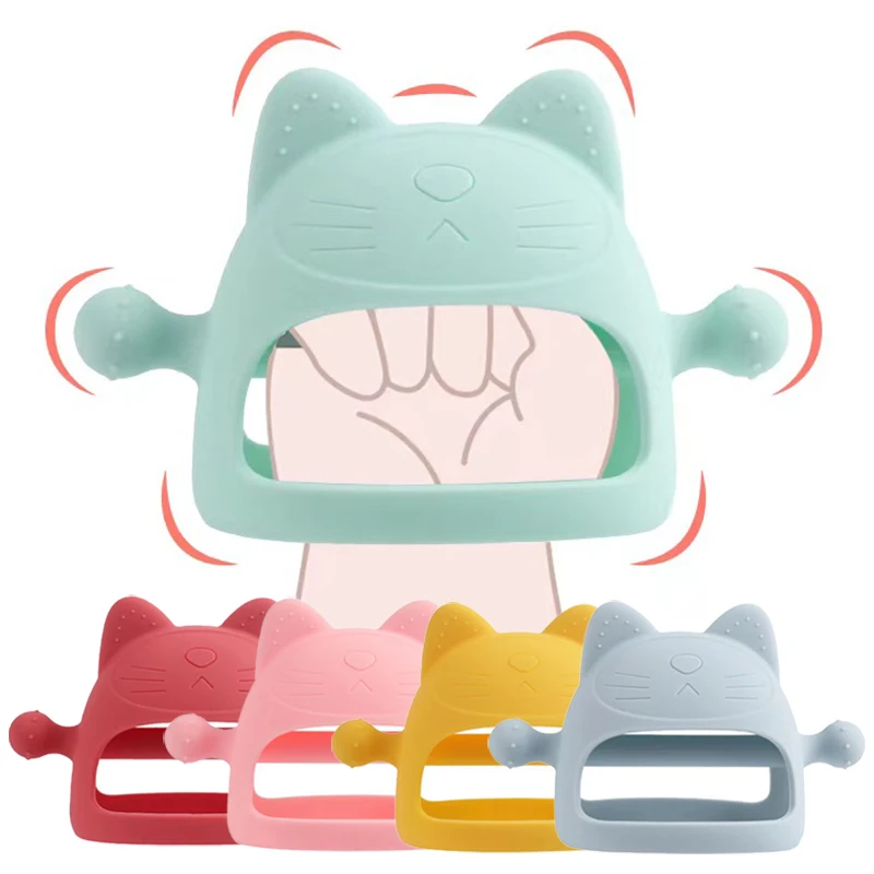 Silicone Teethers for Baby BPA Free Nursing Teether Gloves Newborn Dental Care BPA Free Teething Toys Chew for Baby Sucking