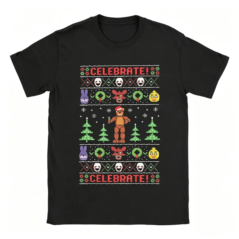 Maglietta vintage FNAF Christm - Vintage Fashion Game recensione e prezzo