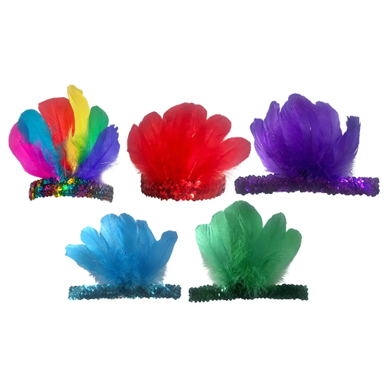 Tiara de penas multifuncional cocar indiano para festa de fantasia de festival