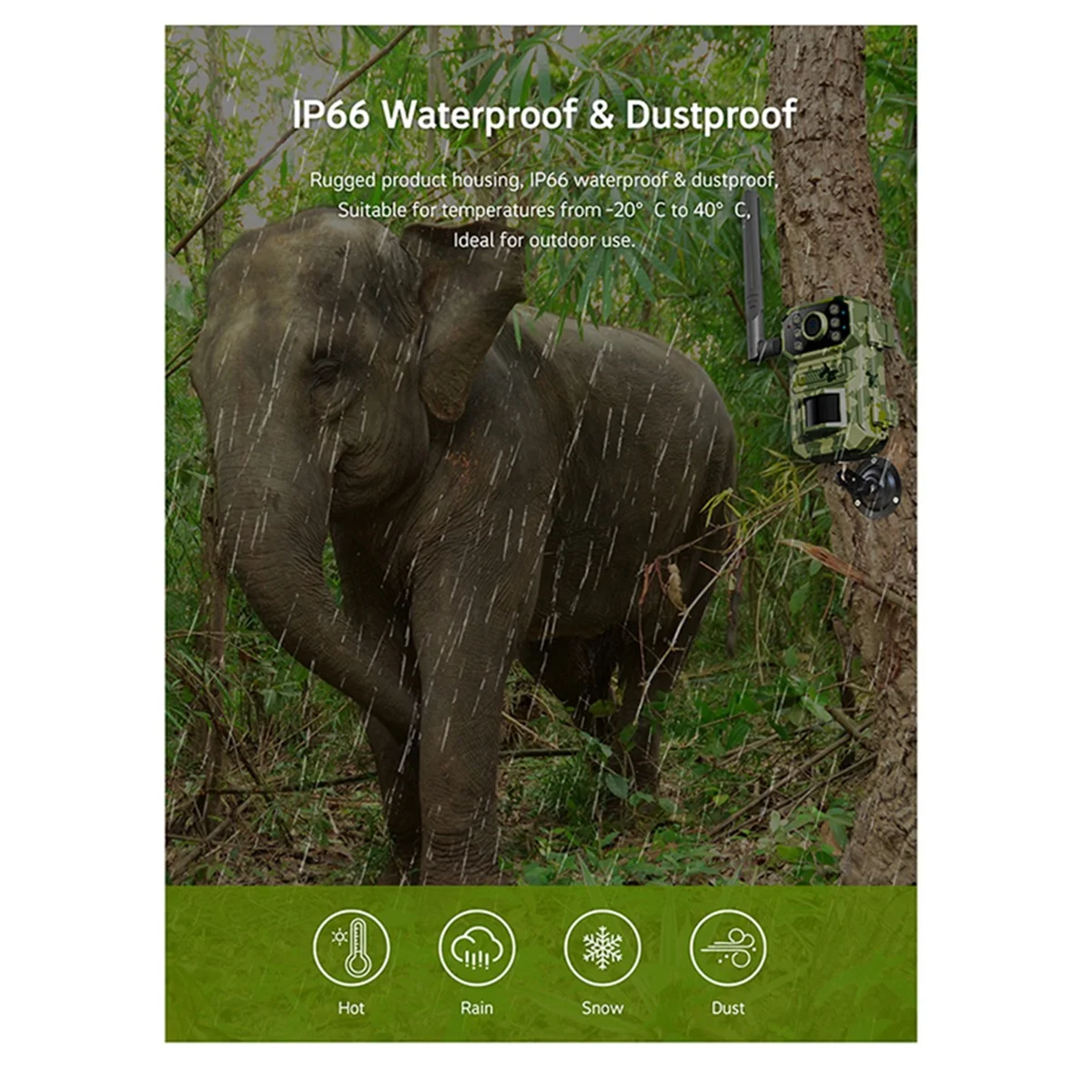 كاميرا مراقبة فعالة للرؤية الليلية بالأشعة تحت الحمراء 940 نانومتر