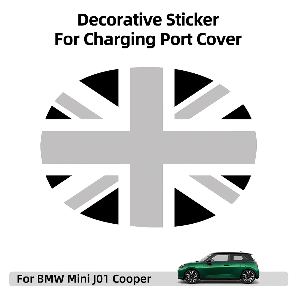 Charging Port Panel Case Accessories Car Fuel Tank Cover PVC Stickers For Electric Mini Cooper SE J01 EV J05 Aceman 2024 2025