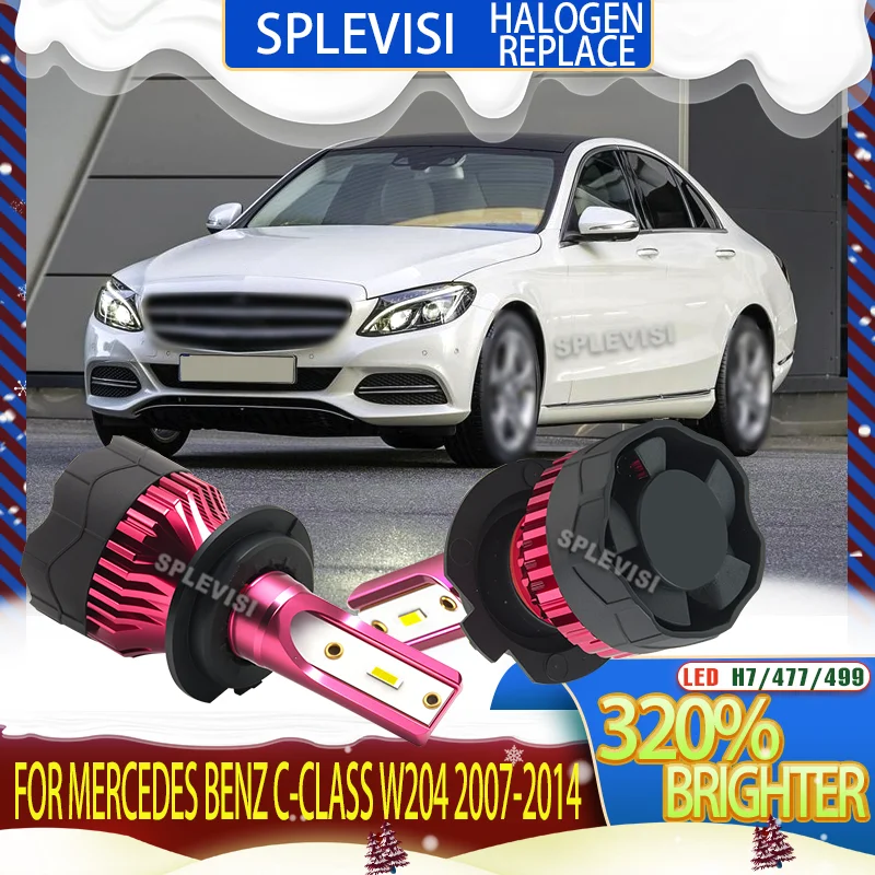 Don't Settle for Dim: Claim Your Brighter светодиодные фары для Mercedes Benz C-Class W204 2007 2008 2009 2010 2011 2012 2013 2014