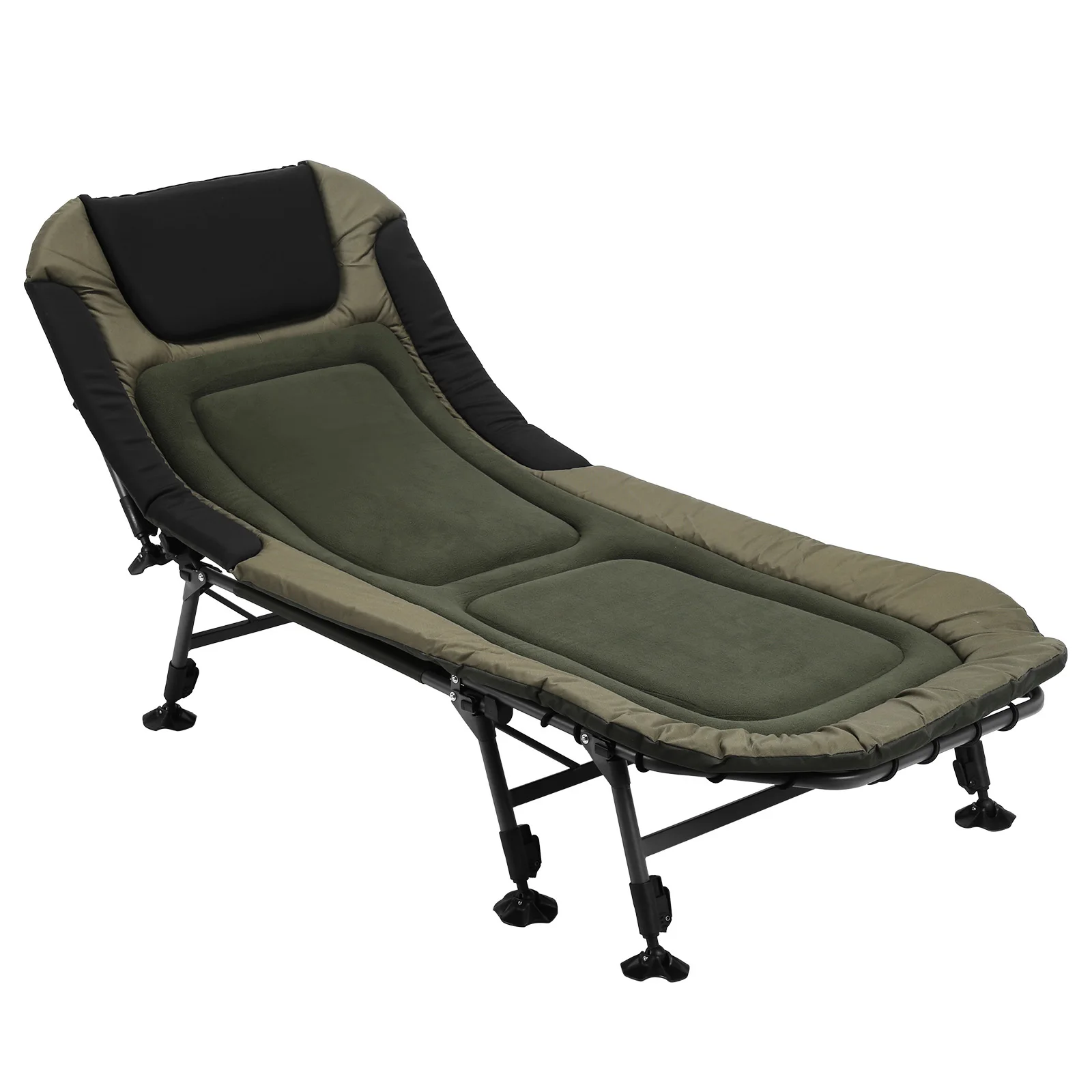 Camas plegables de camping de 33 pulgadas de ancho con bolsa de transporte, cama portátil ajustable, soporta hasta 397 libras, fácil de instalar para viajes al aire libre, playa y senderismo.