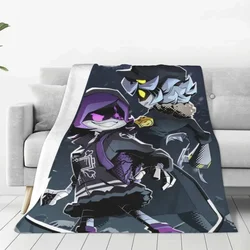 Murder Drones N And Uzi Blanket Velvet Decoration Tv Series Anime Cartoon Multi-function Throw Blankets for Sofa Rug Piece