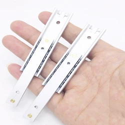 Ultra-Short Sliding Small Drawer Track, Two-Way, Two-Way, Two-Section, Wide and Narrow Slide, 70mm