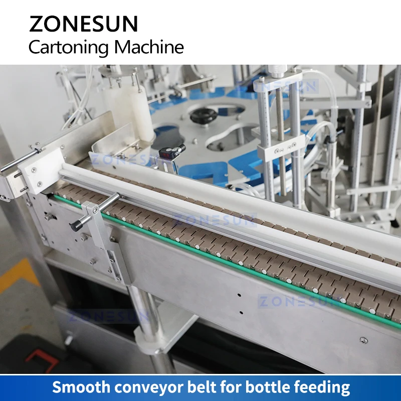 ZONESUN Automatic Vertical Cartoning Machine Box Packaging Sealing Equipment Reverse Tuck Carton ZS-MSZH50L