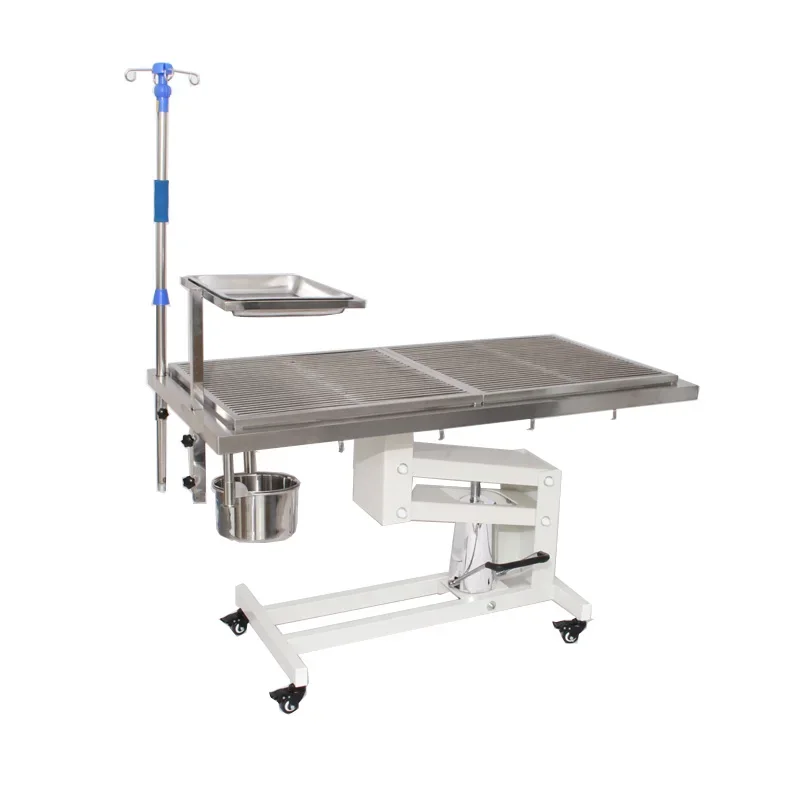 

Hot Selling High Quality Veterinary Operating Table With Foldable V-Type Hydraulic Pet Operating Table