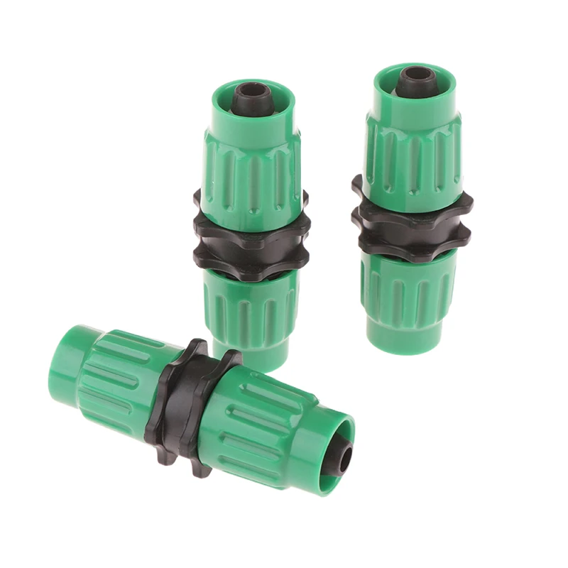 1Pc Expandable Garden Hose Repair Parts Dual-Channel Hose Female Male Connectors Pockets Hose For 3/4In 5/8In Garden Hose