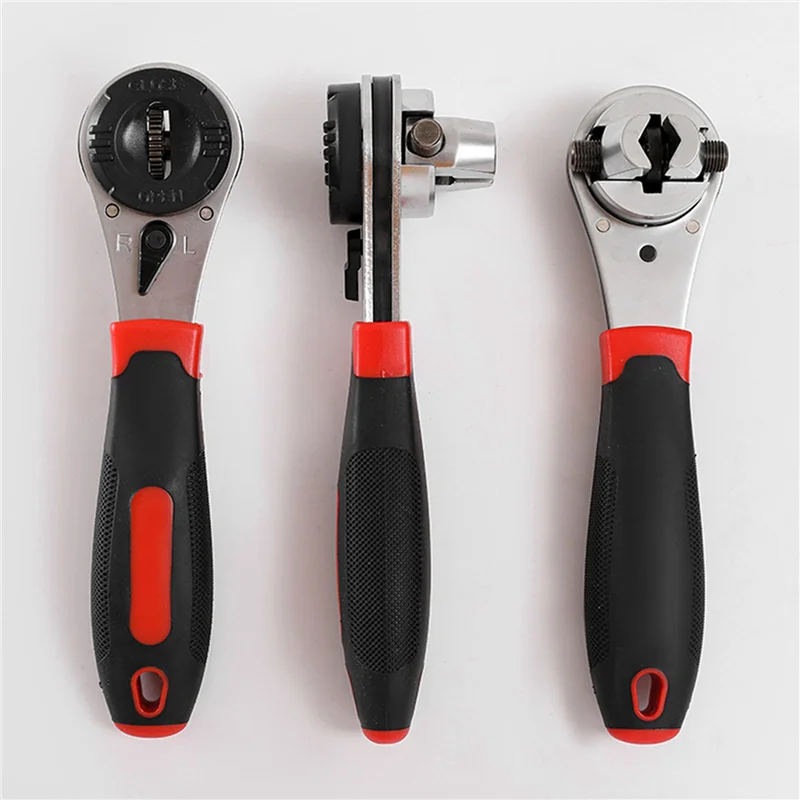 EYFL-2X مفتاح ربط بسقاطة عالمي قابل للتعديل مناسب لمفتاح ربط قابل للتعديل برغي 6-22 مم مع مقبض مضاد للانزلاق.