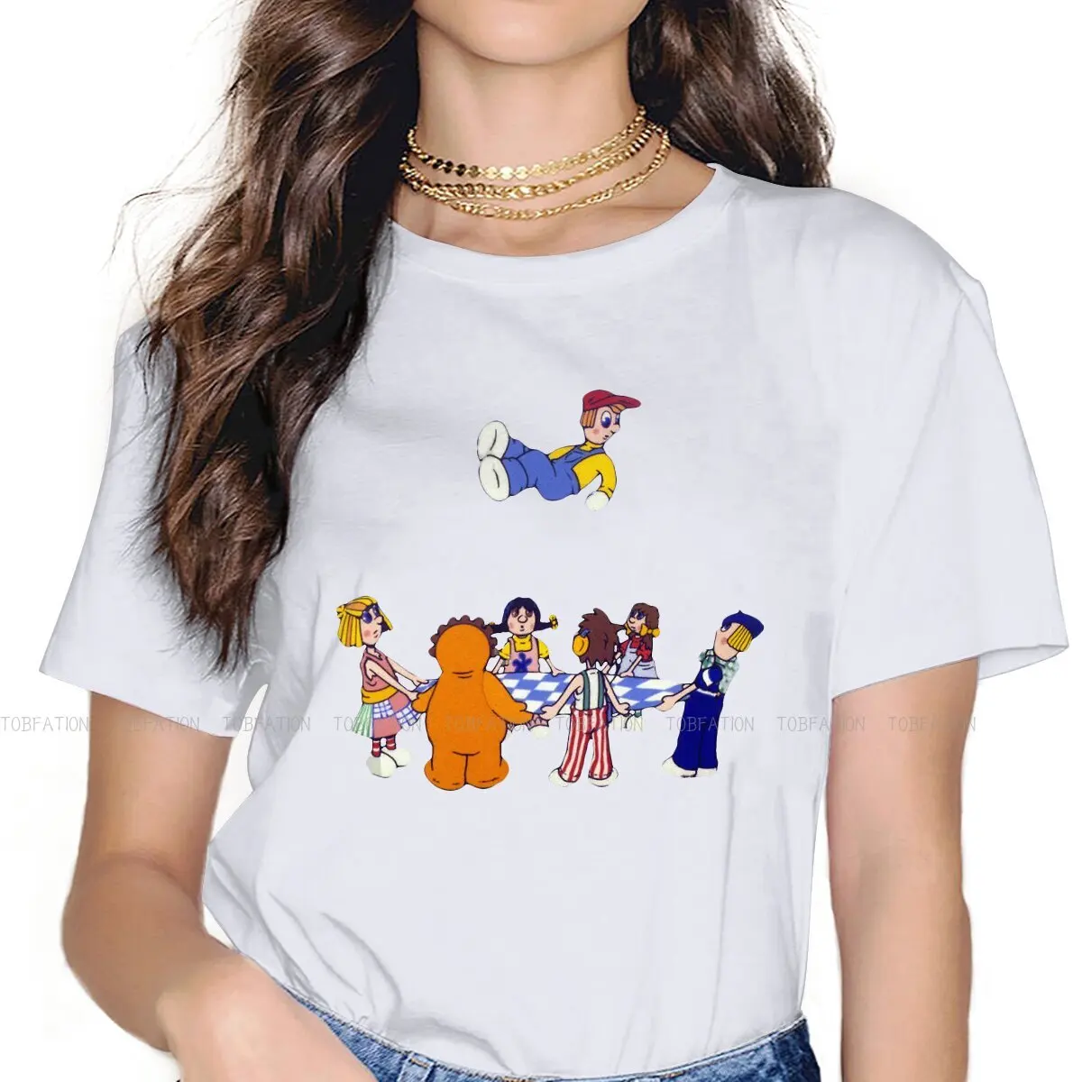 Playing Classic  Newest TShirts The Raggy Dolls Toys Grimes Toy Factory Woman Graphic Pure Cotton Streetwear T Shirt O Neck