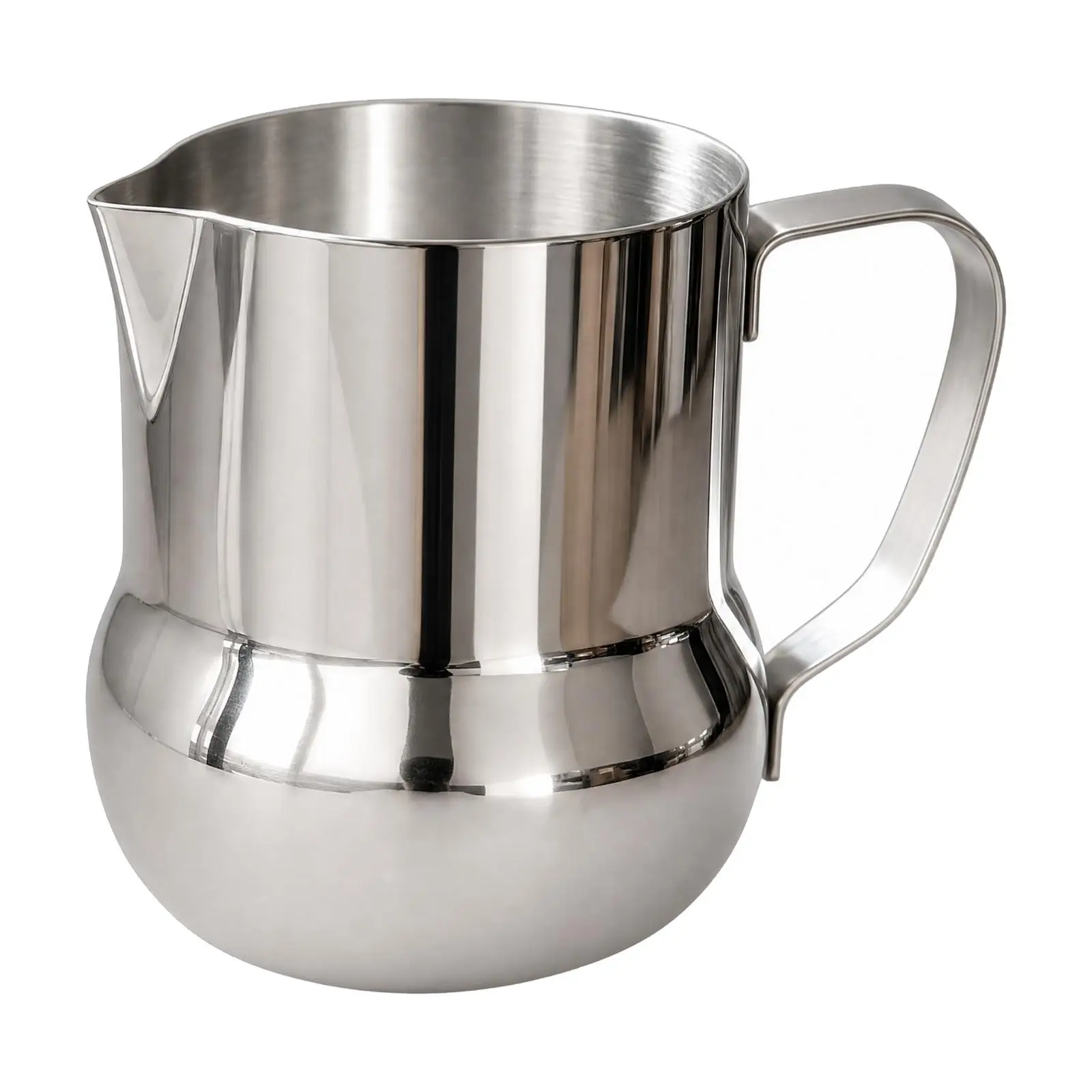 Industrial Milk Frothing Pitcher Stainless Steel with Handle for Steaming and Texturing Milk