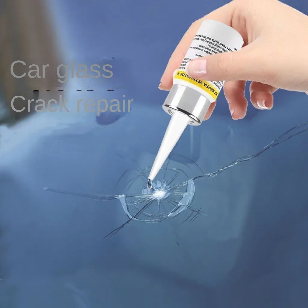 Auto glass repair fluid front windshield crack repair scratch reducing agent Crack free glue crack removal artifacts Auto access