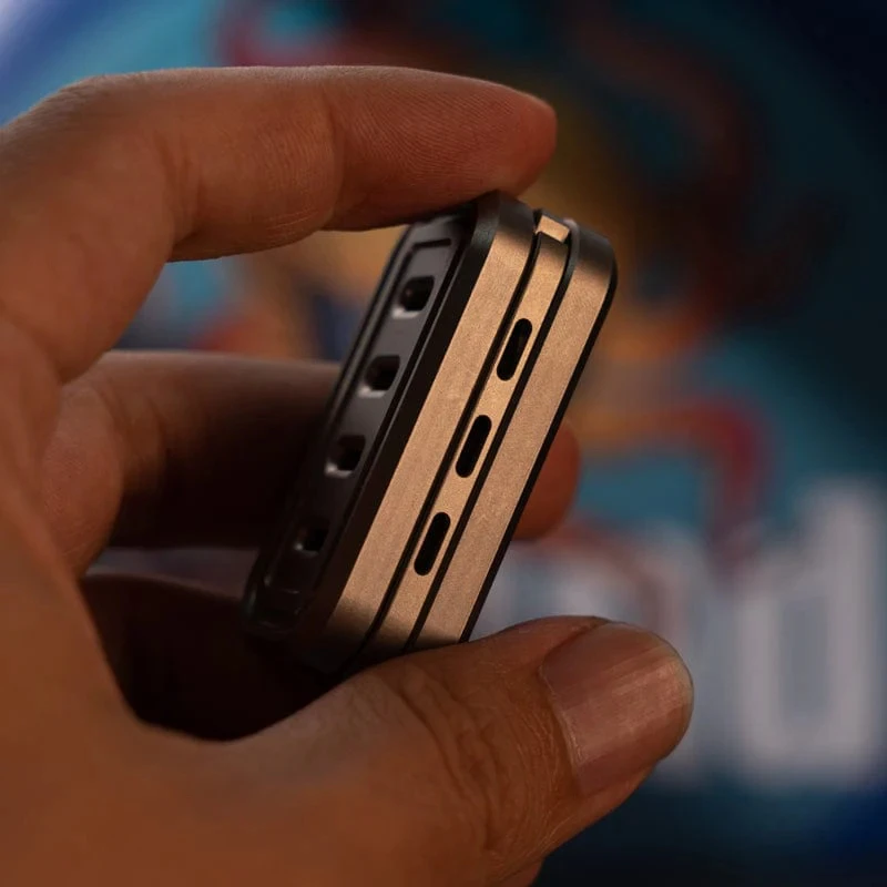 Fidget Toys EDC 장난감 Fidget Spinner 3 레이어 튜닝 포크 슬라이더 스테인레스 스틸 안티 스트레스 감각 장난감 ADHD Fidgeting Toys