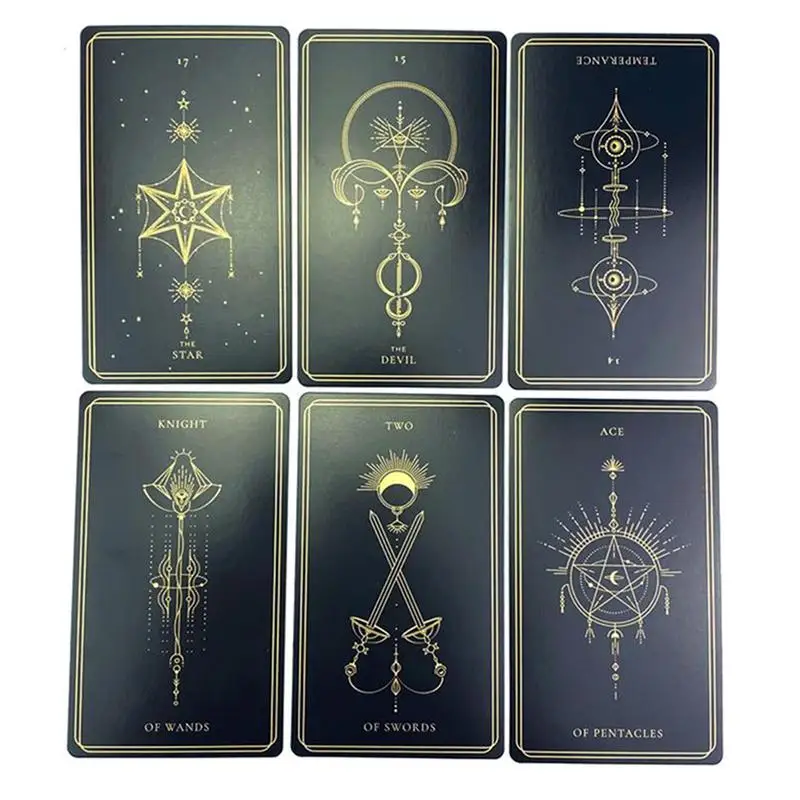 Magical Souls Truth Self-Awareness Tarot Card Set English Version Tarot Oracle Cards Game Party Supplies for Divination Beginne