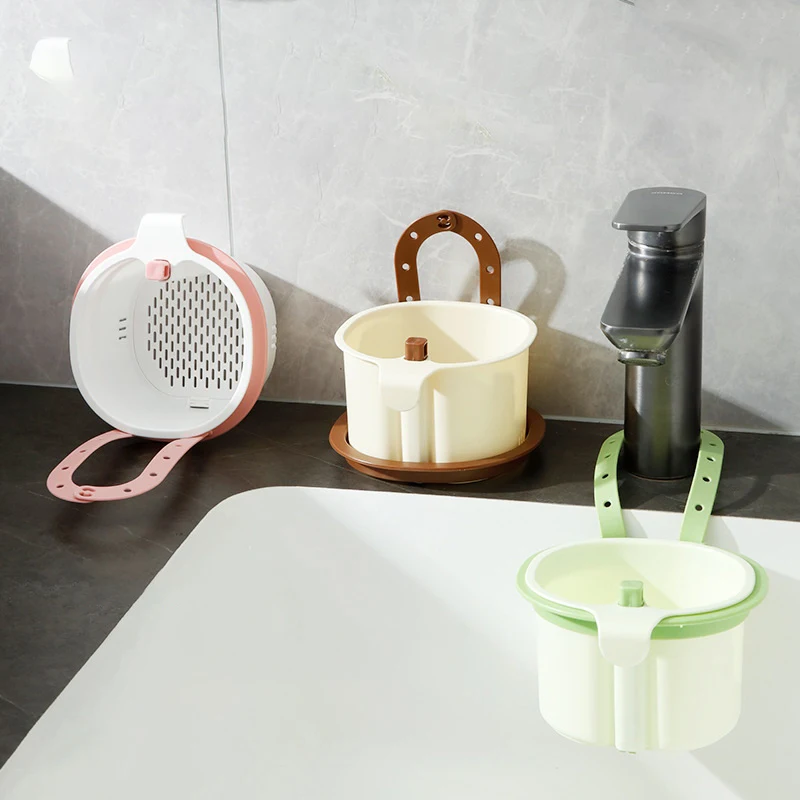 Household Kitchen Sink Drain Basket For Separating Food Scraps, Tea Leaves, And Kitchen Waste.Hanging Kitchen Drain Basket,