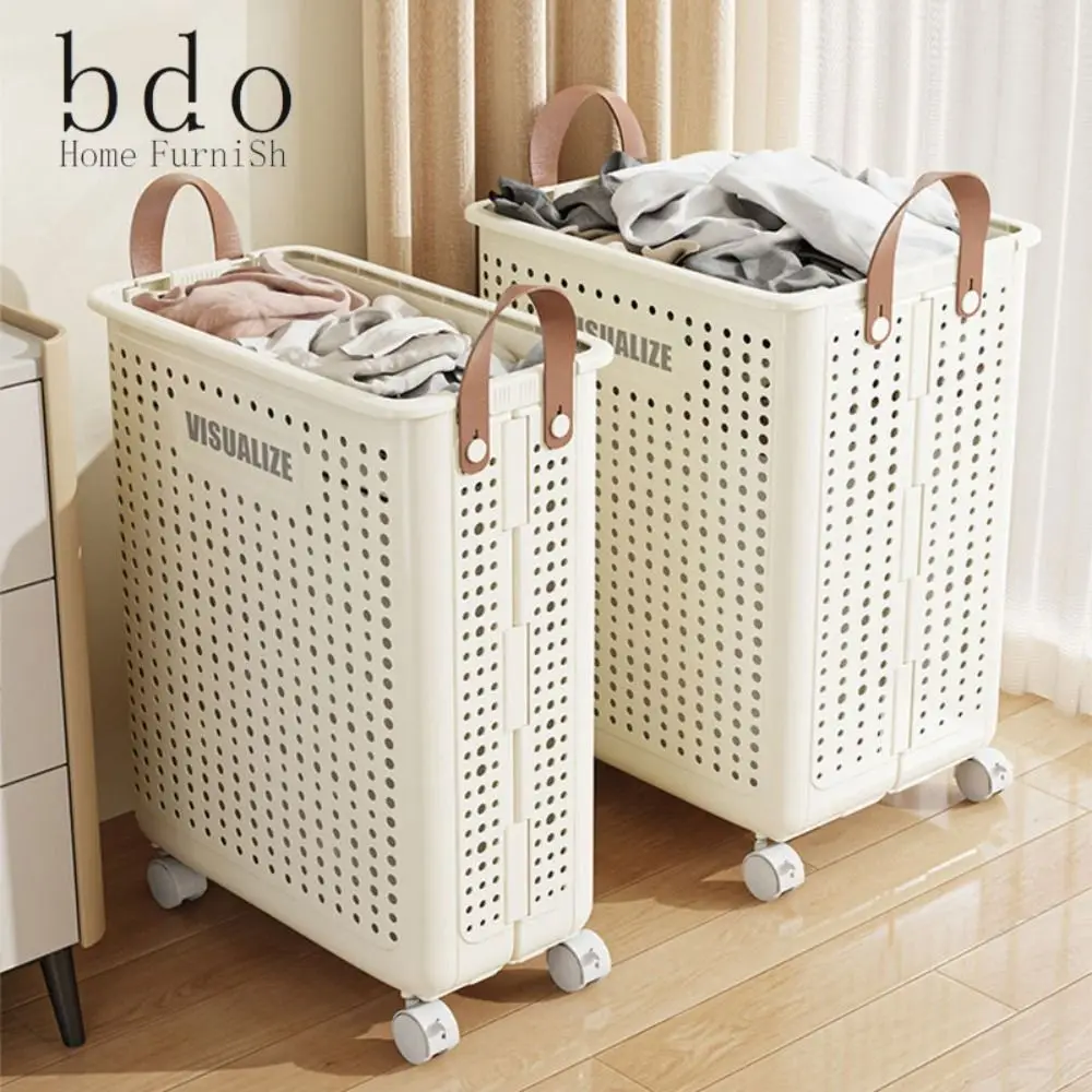 

Toy Storage Basket Fold Laundry Hamper Multi-Purpose Imitation Rattan Basket Dirty Laundry Baskets Hollow Storage Box
