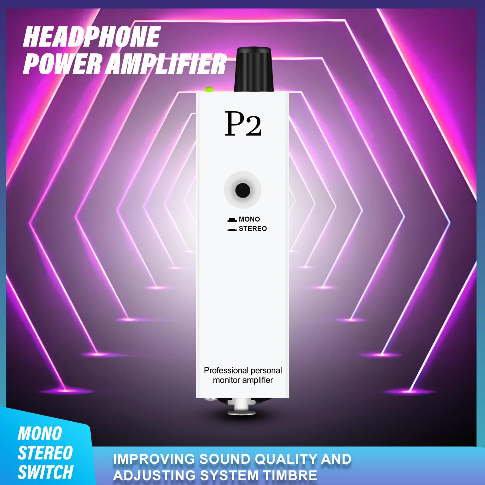 P2 Headphone Amplificador, Amplificador